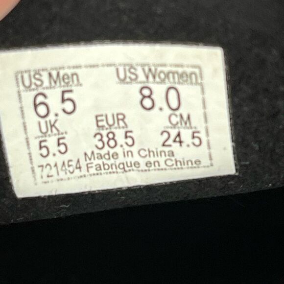 Vans Colfax Low UltraCush Port Royale Burgundy Leather Black Boot Women’s 8 - Picture 8 of 8